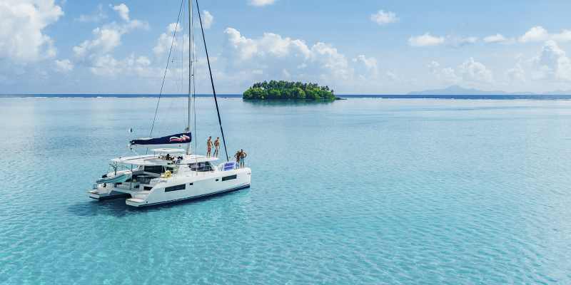 Catamaran in Tahiti