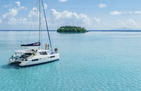 Catamaran in Tahiti