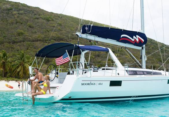 Moorings 48.4 monohull exterior