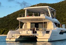 Transom of the Moorings 534 PC