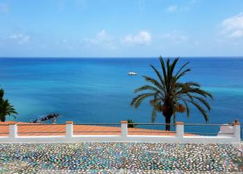 Procida ocean scenery.