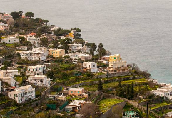 Procida homes overlooking sea
