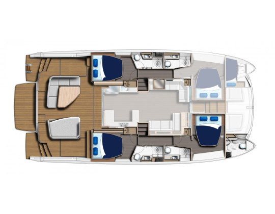 Moorings Crewed 534 PC – 4 Cabin Catamaran